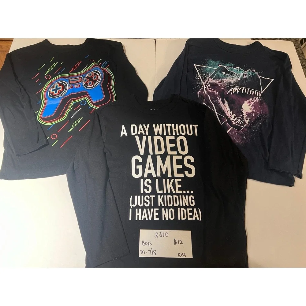 Boys medium 7/8‎ shirts (2310)
